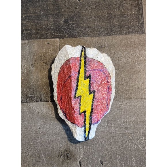Hand-painted superhero Flash rock DC Comics figure decor - Picture 1 of 3